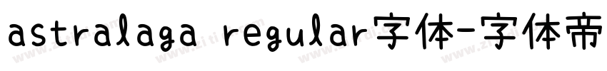 astralaga regular字体字体转换